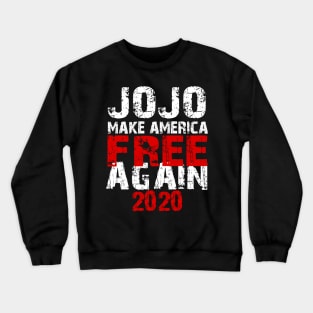 jo jo make america free again 2020 Crewneck Sweatshirt